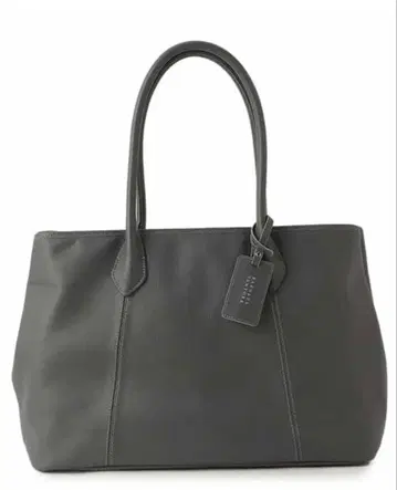 BARNEYS NEW YORK 바니스 뉴욕 가죽 토트 그레이
