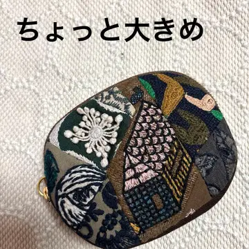 미나 페르호넨 핸드메이드 미니 파우치 village ring flower