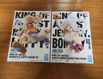 미개봉품 원피스 KING OF ARTIST 루피 보니 2세트