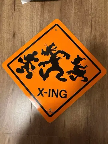 디즈니 미국 미키 표지판 자동차 해외 캘리포니아 플로리다