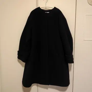 그린 라벨 릴랙싱 소프트 멜톤 A라인 코트