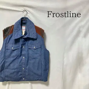 70s Frostline kit 데님 구스 다운 베스트 절개