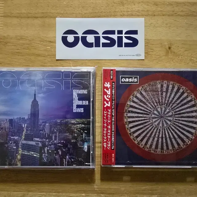 CD 음반 oasis 오아시스 앨범, EP 2장