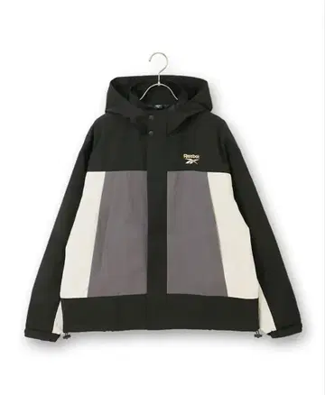 Reebok 스트레치 타스란 후드 자켓 블랙