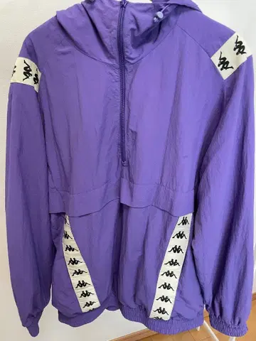 Kappa 후드 부착 저리 X LARGE 보라색
