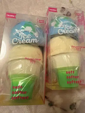 스퀴즈 블루 초말랑 더블 아이스크림 2개 세트