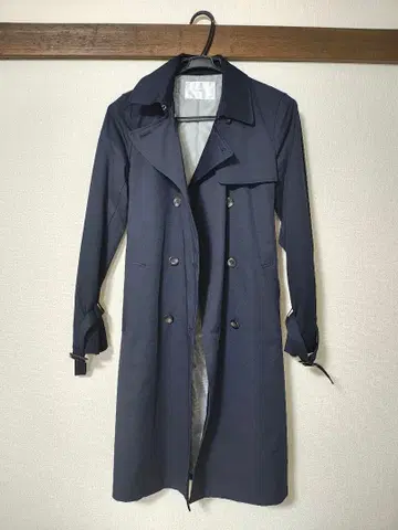 index 네이비 트렌치코트