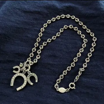 앤티크풍 목걸이 실버색 프랑스제