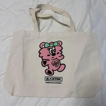 BLACKPINK 토트백 핑크 곰 디자인