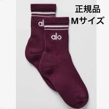 Alo yoga 양말 M 버건디
