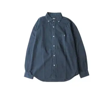 BARNS OUTFITTERS 다크 블루 버튼 다운 셔츠