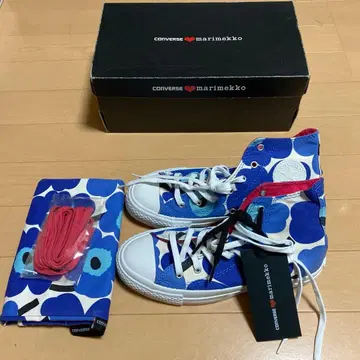 마리메꼬 스니커즈 컨버스 우니코 블루 하이컷 23cm