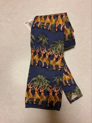 미사용 [ Tommy Bahama 타미힐피거 ] 플라걸 넥타이 실크