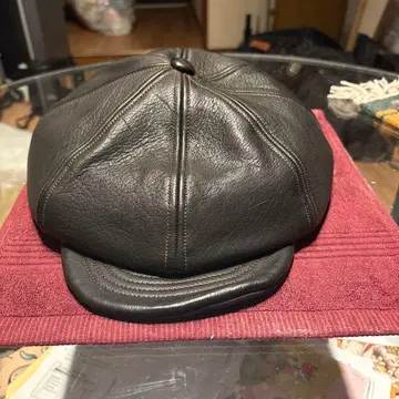 WESTRIDE 웨스트 라이드 천연 가죽 헌팅 캡