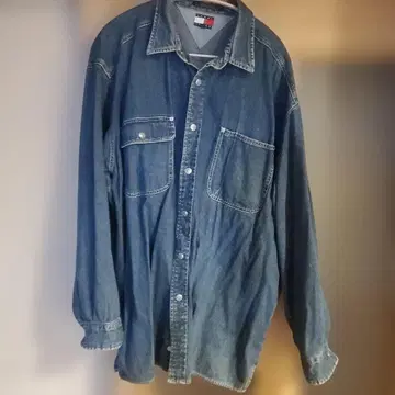 TOMMY JEANS 데님 셔츠 XL