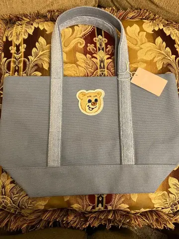 러브러리 바이 페이 올드 테디 토트백 스몰 라이트 블루