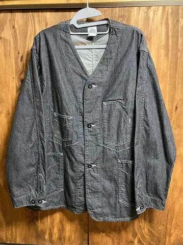 포스트 오버올즈 디럭스 레일 로더 2 블랙 데님 M 사이즈