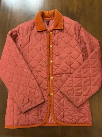 LAVENHAM 퀼팅 자켓 오렌지