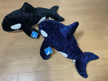 [ 528 ] 범고래 봉제 인형 블랙과 네이비 2가지 색상 세트