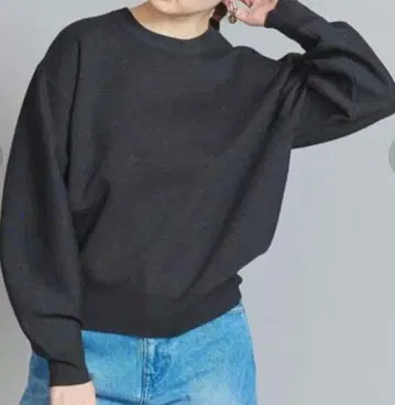 밀라노 리브 볼륨 슬리브 풀오버 -워셔블-