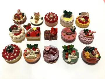 미니어처 크리스마스 케이크 묶음 판매 (덤 포함)