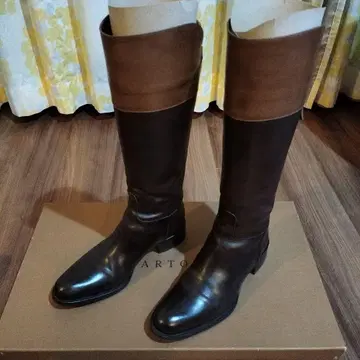 SARTORE 다크 브라운 롱 부츠