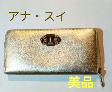 ANNA SUI 골드 장지갑 새상품급
