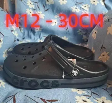 Crocs 샌들 바야밴드 블랙 그레이 M12-30CM A