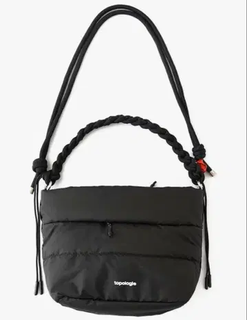 topologie 베사스 블랙 숄더백 스트랩 포함.