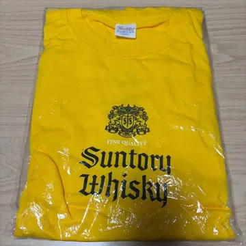 [ 미사용 새상품 ] 산토리 카쿠 하이볼 T셔츠 옐로우 컬러