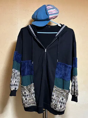 [ 차이하네 ] 파자나 집업 후드티 x 커티스 헌팅 캡 세트