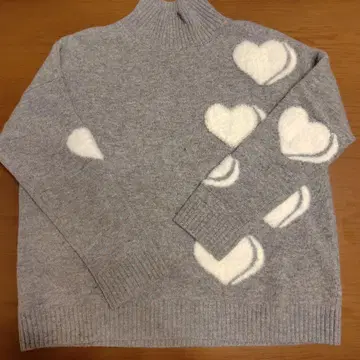 DAMA 복슬복슬 하트 니트 (2)