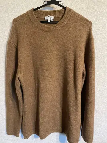 뷰티 앤 유스 브라운 크루넥 스웨터 XL