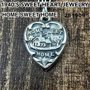 스위트하트 주얼리 SWEET HOME 실버 빈티지 목걸이