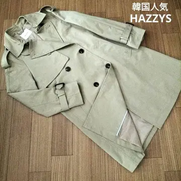 금일 한정! 새상품급 한국 인기 HAZZYS 베이지 트렌치 코트 아우터