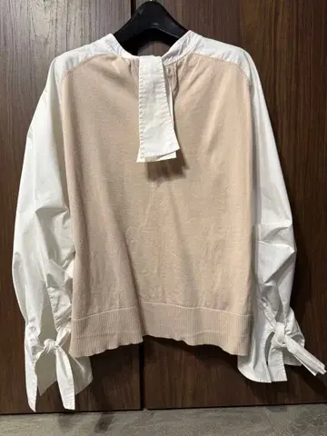 ADEAM 리본 긴팔 셔츠