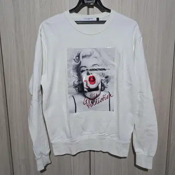 [중고] GALLIS ADDICTION 마릴린 먼로 맨투맨 사이즈 2
