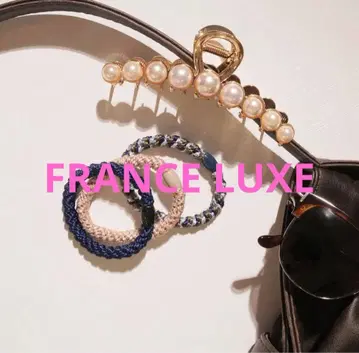 펄 장식 헤어 클립 골드 밀라노 조