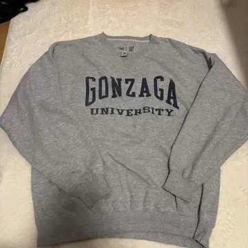곤자가 대학교 맨투맨 XXL 그레이 구제 의류