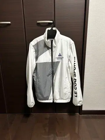 르꼬끄 스포르티브 골프 자켓 화이트/그레이