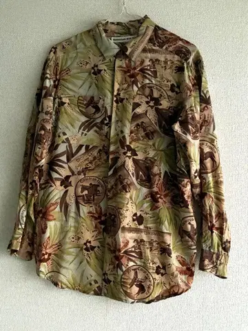 마드모아젤 논논 실크 100% 긴팔 셔츠