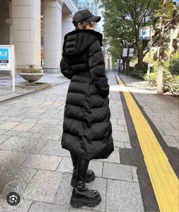 파이버 다운 롱 코트 rady M 사이즈