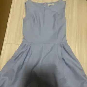 레지나 스크래치 스카이블루 원피스
