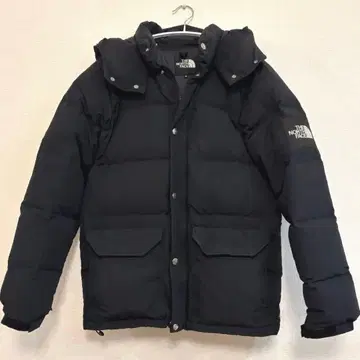 THE NORTH FACE 후드 부착 다운 자켓 블랙