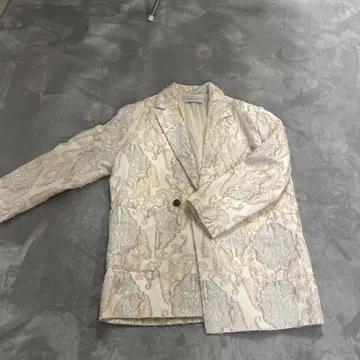 JEANASIS 엘레강트 무늬 테일러드 자켓