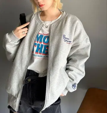 맨투맨 블루종 JaVa