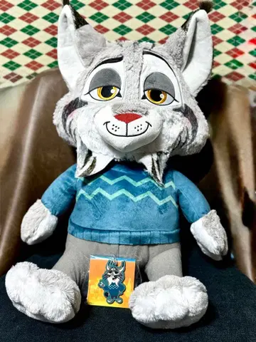 주토피아2 FukuFuku V-BIG 봉제 인형 파우버트 덤 포함