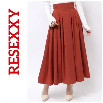 [새상품급] RESEXXY 리젝시 타프타 볼륨 스커트 빨간색