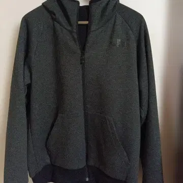 THE NORTH FACE 풀 지퍼 자켓 다크 그레이/블랙