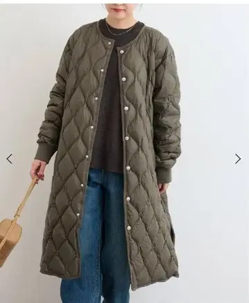 저널 스탠다드 리룸 별주 [ TAION ] 롱 다운 코트 카키